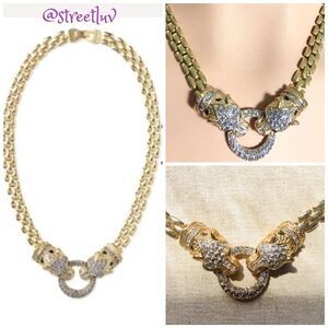 Stella & Dot Isis Jaguar Collar Necklace — Limited Edition